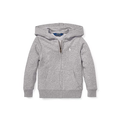 Gray Polo Ralph Lauren Kids French Terry Hoodie