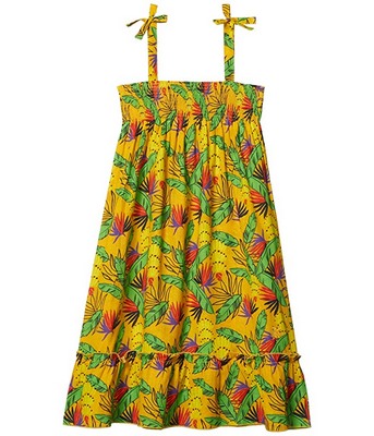 Multicolor Vilebrequin Kids Go Bananas! Dress