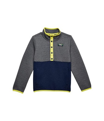 Multicolor L.L.Bean Quilted Snap 1/4 Pullover