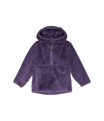 Purple L.L.Bean Hi-Pile Fleece Pullover Hoodie