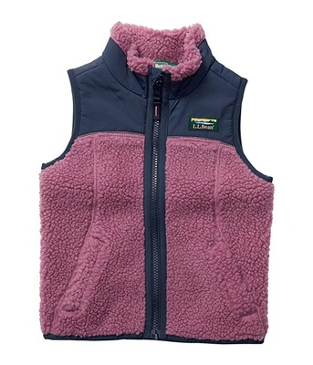 Purple L.L.Bean Sherpa Fleece Vest