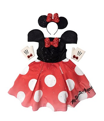 Red A Leading Role Disney Minnie Mouse Fashion Costume