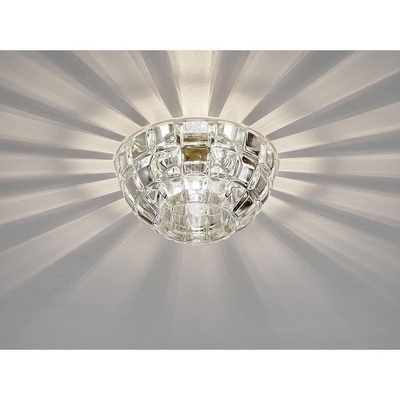 Diyas il31843ch ria g9 diamond faceted round downlight in polished chrome