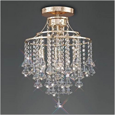 Diyas il32770 inina 4 light ceiling light in french gold