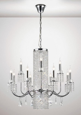 Diyas il31544 emily 13 light chandelier light in polished chrome