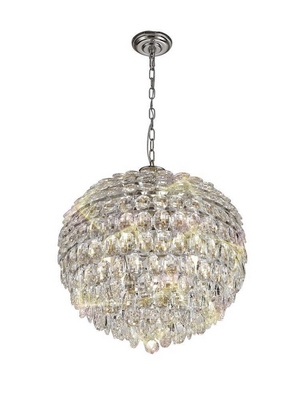 Diyas il32802 coniston 9 light ceiling pendant in polished chrome
