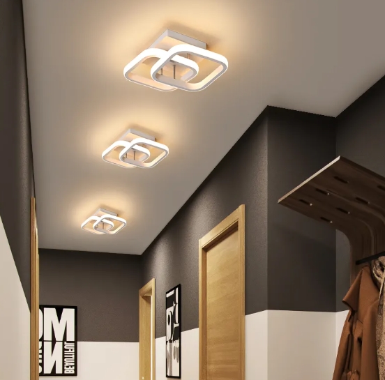 Make a Grand Entrance: Surface Mounted Iron LED Ceiling Lamps for Entryways