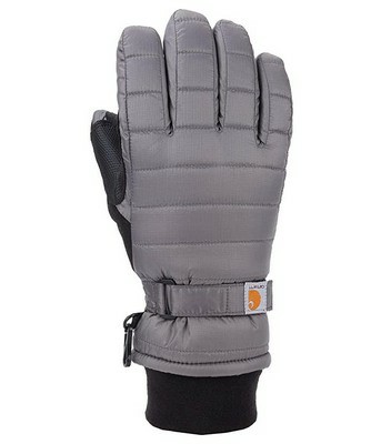 Men's Carhartt Wo Quilts Insulated Breathable Glove With Waterproof Wicking Insert