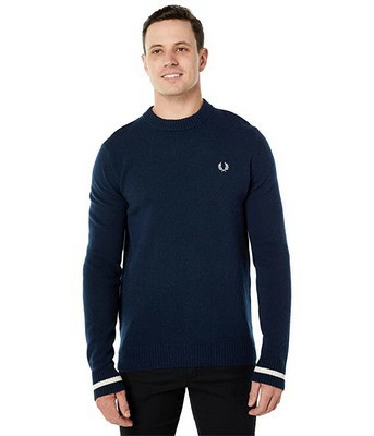 Men's Fred Perry Tipped Crew Neck Jumper