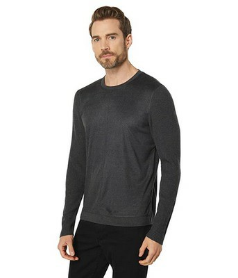 Men's John Varvatos Regular Fit Long Sleeve Crew With Sweater Trim K3650y3