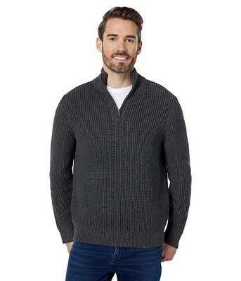 Men's L.l.bean Organic Cotton 1/4 Zip Sweater