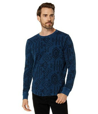 Men's Lucky Brand Printed Crew Neck Thermal