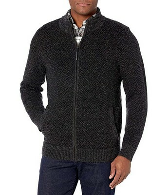 Men's Pendleton Shetland Full-zip Cardigan Sweater