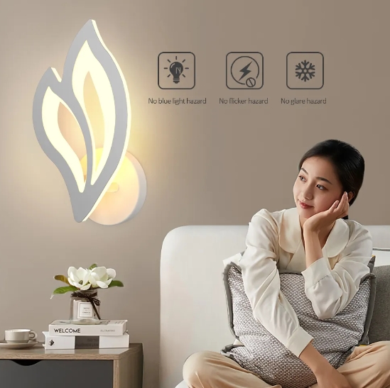 Enhance Your Bedroom Ambiance with LED Wall Lights Petal Nordic Creative Acrylic: A Stylish and Functional Home Decor Addition