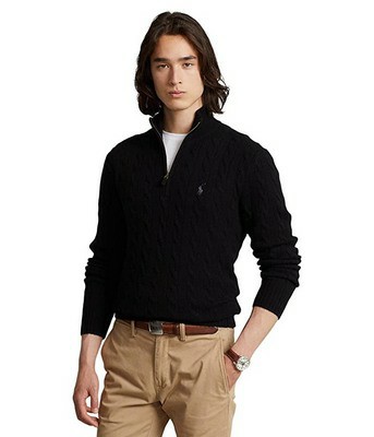Men's Polo Ralph Lauren Cable-knit Wool-cashmere Sweater