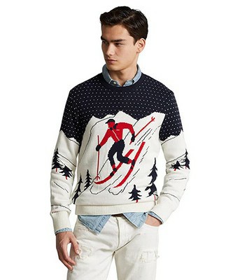 Men's Polo Ralph Lauren Cotton Graphic Sweater