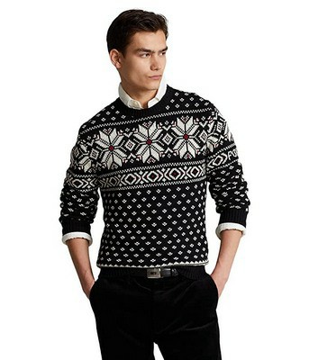 Men's Polo Ralph Lauren Fair Isle Cotton-blend Sweater