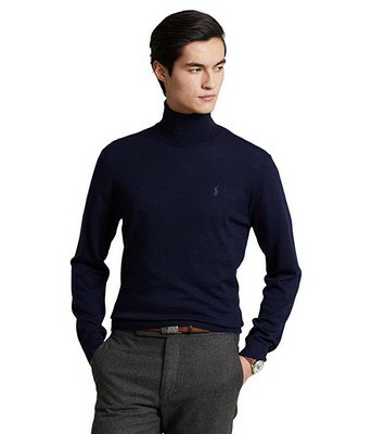 Men's Polo Ralph Lauren Washable Wool Turtleneck Sweater