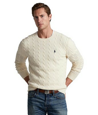 Men's Polo Ralph Lauren Wool-cashmere Cable-knit Sweater