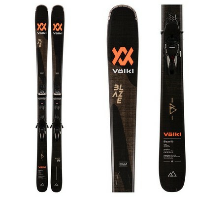 Volkl Blaze 86 Skis with Vmotion 10 GW Bindings 2022